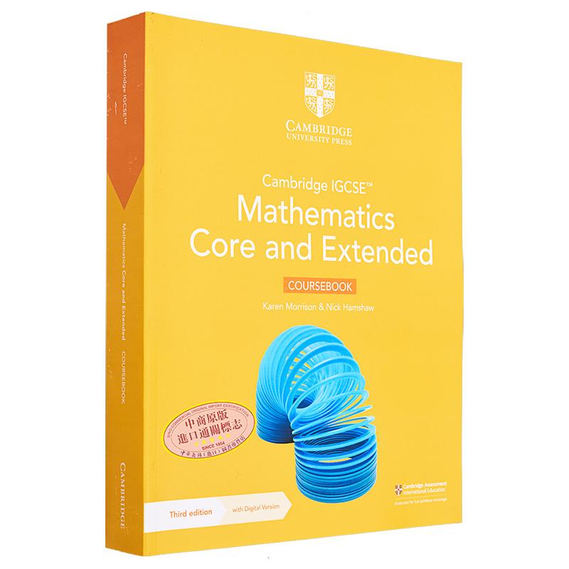 Cambridge IGCSE Mathematics Core and Extended Coursebook 剑桥IGCSE数学核心和扩展教材 含电子版 大音 - 图3