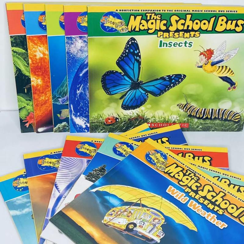 学乐神奇校车百科绘本10册套装 Magic School Bus Presents 英文原版 分级阅读读物 科普图画书 进口童书6岁以上 大音 - 图0