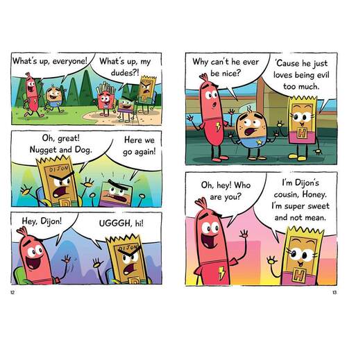 齐齐学会读Ready-To-Read 系列 英文原版分级阅读读物 漫画故事书 花生漫画 丑萌的动物故事 有趣的科学历史 进口 大音 - 图3