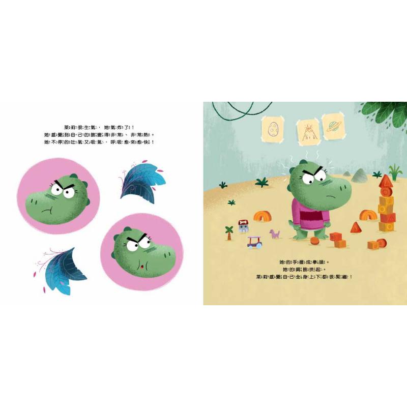 品格教育绘本 处理情绪 感同身受 要怎样才能让自己不生气 港台原版 适合孩子阅读的情绪管理故事绘本 儿童绘本 大音