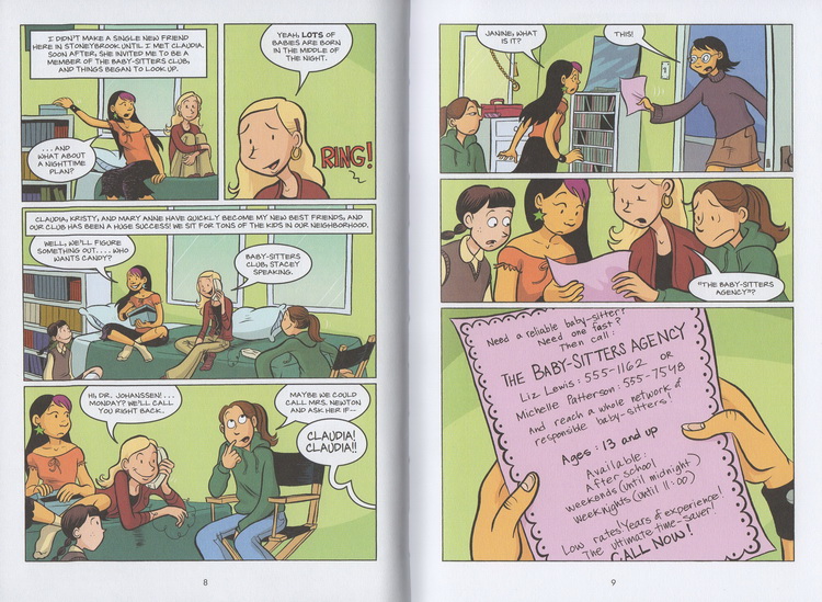 预售 进口原版 俏保姆俱乐部 全彩漫画【7册】盒装 The Baby-Sitters Club Graphic Novels Box Set 儿童章节桥梁书课外阅读故事书 - 图1