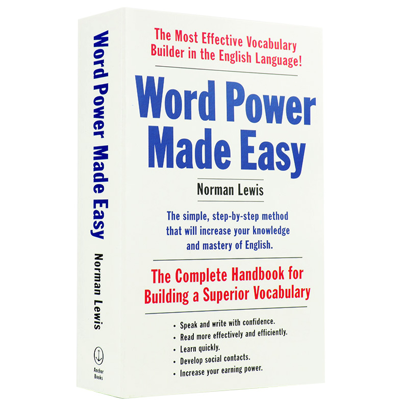 常用英文字典系列 Word Power Made Easy 单词的力量 英文原版 进口原版工具书英英词典辞典