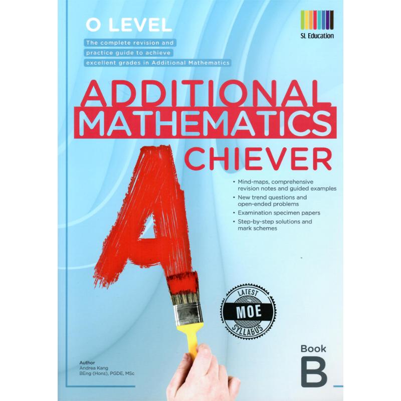 新加坡教辅O Level Additional Mathematics Achiever Book A&B 高等数学成就中学课本2册套装 含答案 IP综合课程 - 图1