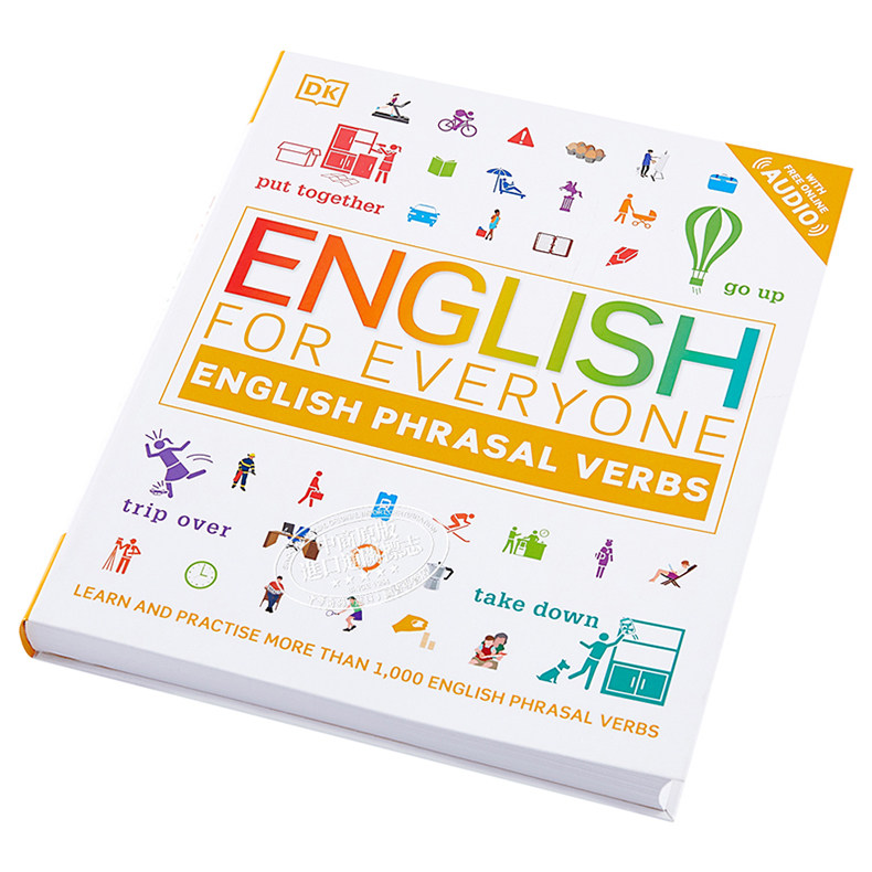 DK English for Everyone 系列 短语动词 英文原版 Phrasal Verbs 新视觉 人人学英语 日常综合训练单词词语参考书工具书