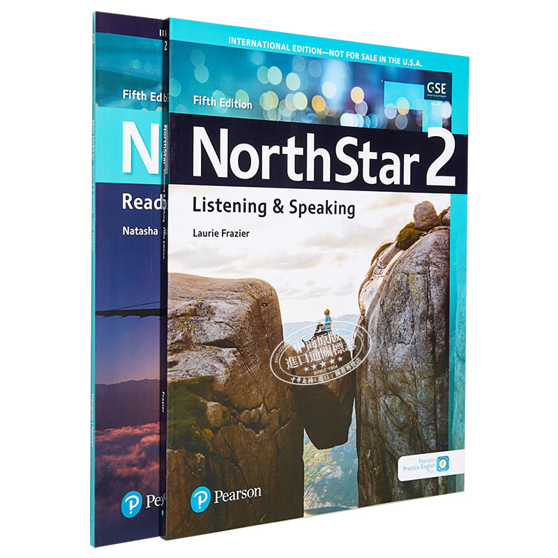 托福雅思 North Star 培生北极星听说读写 Grade 2 第二级套装共2册含配套答案资源和音频 英文原版教材 第五版 不含MyEnglis
