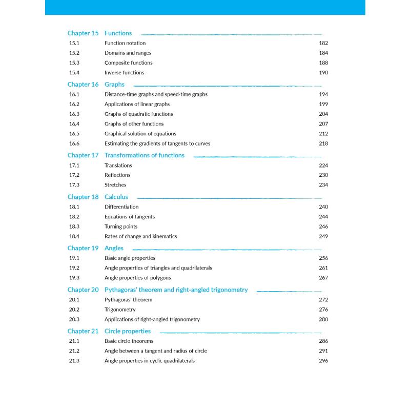 International GCSE 9-1 Mathematics A Higher Tier Edexcel 爱德思IGCSE 9-1 数学 A 更高级别 大音 - 图2