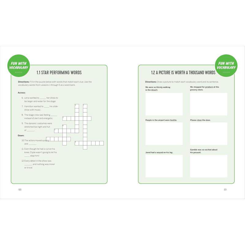 英文原版三四五年级词汇练习册 The Vocabulary Workbook for Grades 3 4 5 小学英语阅读拼写单词用法简单练习 大音