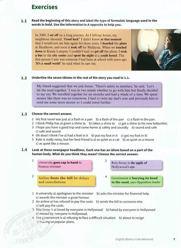 Cambridge English in Use 系列 Idioms Advanced Book with Answers 剑桥高级英语惯用语配答案 英文原版 自学和课堂用工具? - 图1