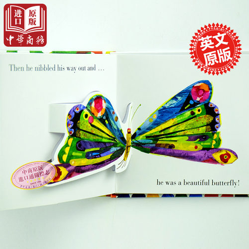 预售 好饥饿的毛毛虫 立体书The Very Hungry Caterpillar英文原版Eric Carle艾瑞卡尔 儿童宝宝启蒙绘本  英语早教儿童童书 - 图3