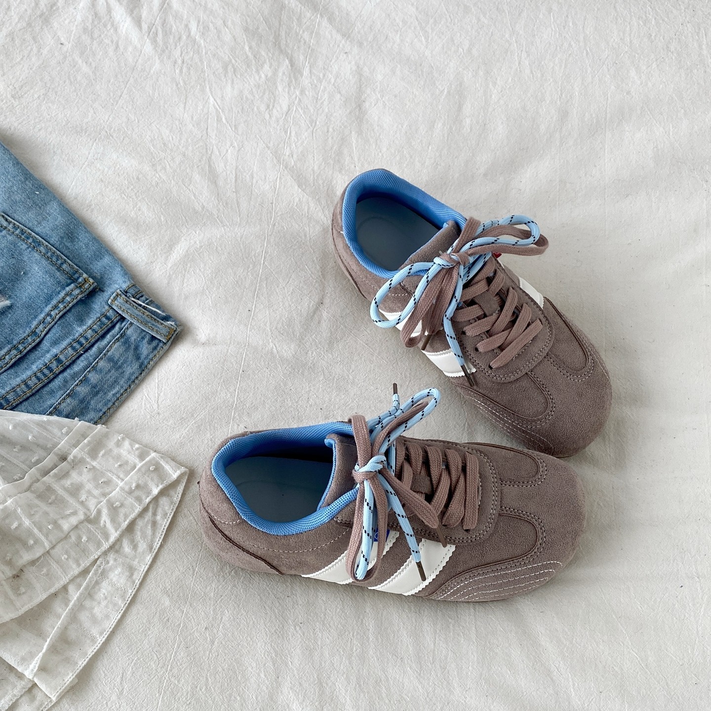 喜叔复古丑萌大头德训鞋女2026新款春季厚底小白鞋休闲运动板鞋子,淘宝优惠券,粉丝福利购,淘宝优惠卷