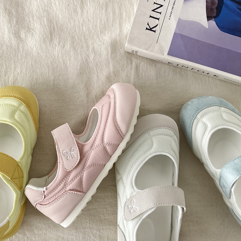 喜叔丑萌粉色平底玛丽珍鞋女2025新款夏季薄底魔术贴板鞋浅口单鞋,淘宝优惠券,粉丝福利购,淘宝优惠卷