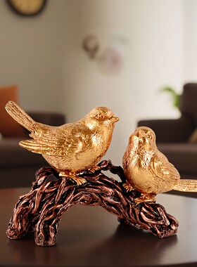 美式创意喜上眉梢喜鹊摆件