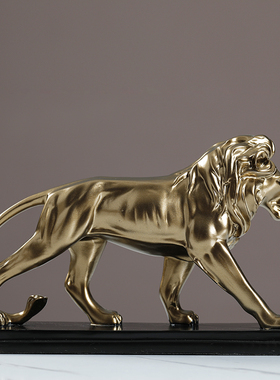 简约现代美式创意狮子客厅电视酒柜装饰品摆件家居好物高级感摆设