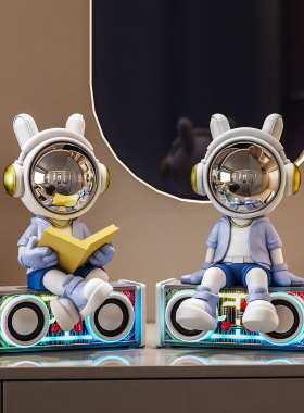 太空人宇航员蓝牙小音箱摆件