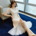 Váy ren trắng 2019 mùa hè mới của phụ nữ thời trang váy đầm nữ khí chất lưới váy đuôi cá thủy triều - váy đầm váy công sở váy đầm