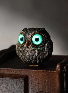 猫头鹰桌面摆件OwlBead