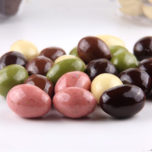 马来西亚原装进口零食beryls倍乐思多口味扁桃仁夹心巧克力豆罐装 - 图2