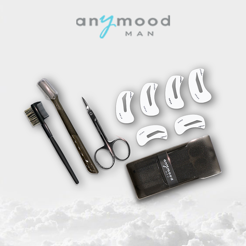 anymood专业男士硬朗轮廓眉刀眉卡 anymood化妆/美容工具