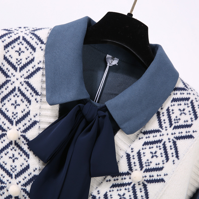 初黎旗舰店灯芯绒连衣裙女秋冬季法式打底内搭马甲2022年早春装新款两件套装2