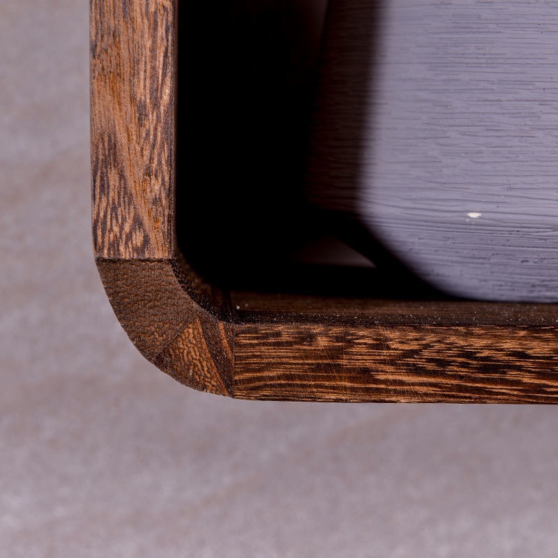 博古架实木中式挂墙壁挂置物架现代简约上墙多宝阁茶壶摆件展示架 - 图1