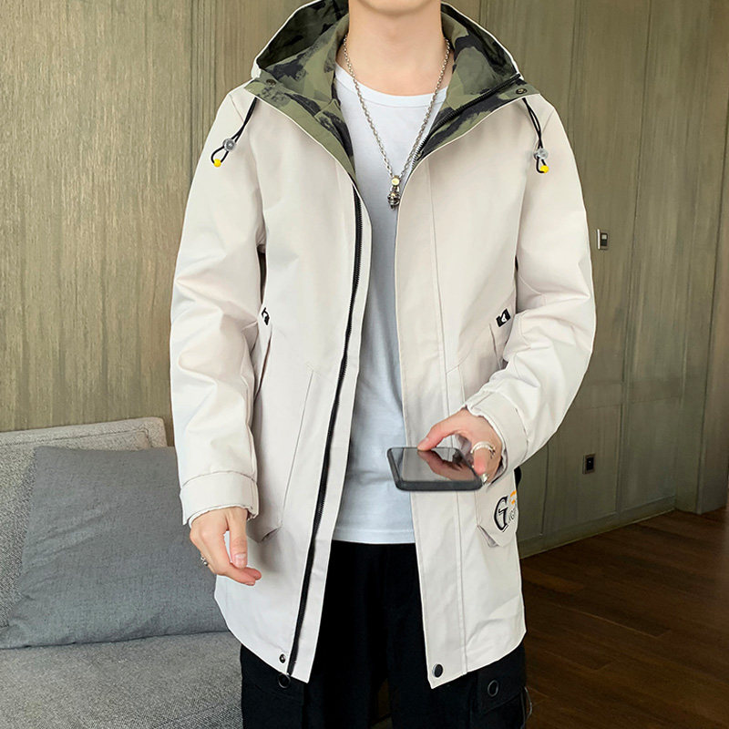 以纯官网男士中长款春秋2020风衣 艾森马格以夹克