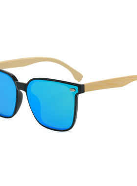 竹木腿防晒墨镜新款紫外线偏光镜