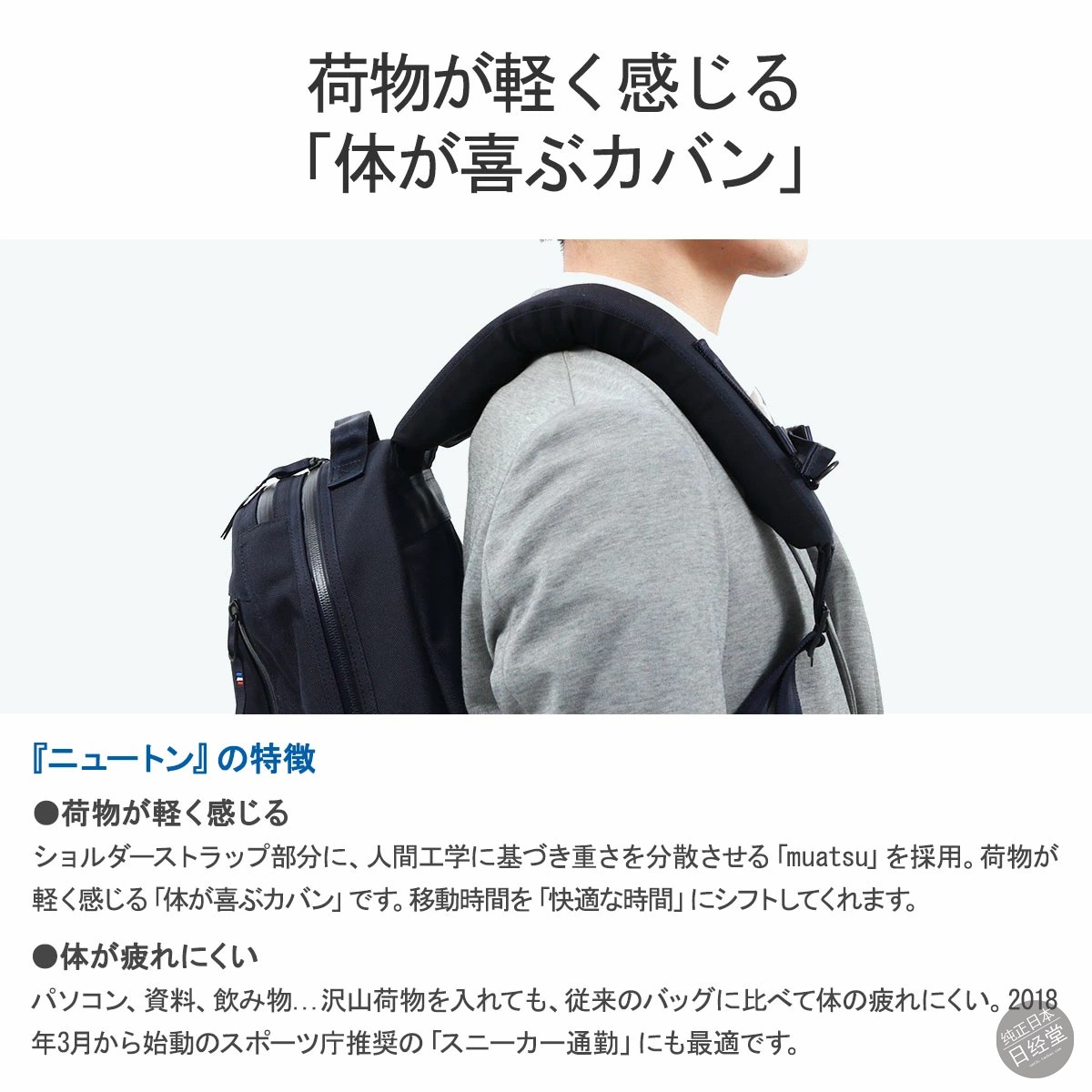 日本代购Porter Classic×muatsu吉田商务通勤旅行学生双肩包-图1