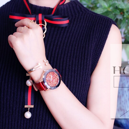 玛丽莎正品石英陶瓷圈时尚女时装表 玛丽莎手表国产腕表