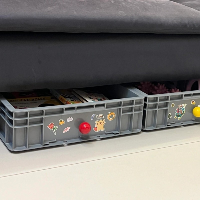 猪食槽玩具收纳盒！长方形沙发底下电视柜下猪槽儿童积木收纳槽,淘宝优惠券,粉丝福利购,淘宝优惠卷
