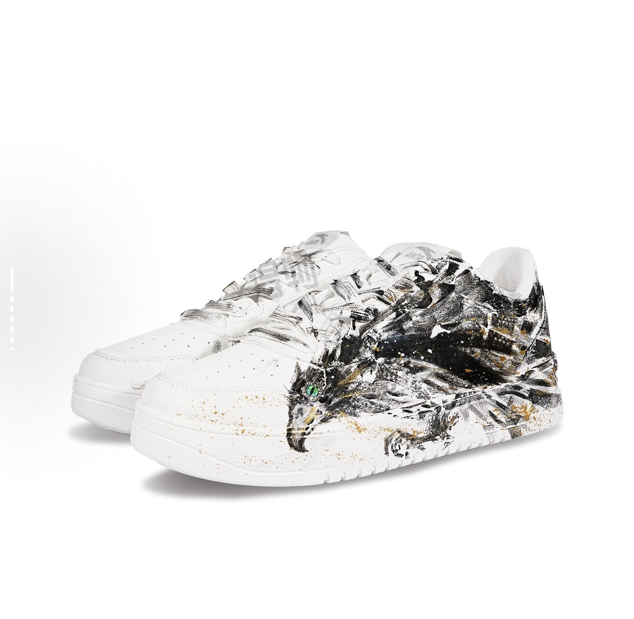 【定制球鞋】Anta安踏 轻松 大展宏图 涂鸦 手绘 泼墨 晕染 街头,淘宝优惠券,粉丝福利购,淘宝优惠卷