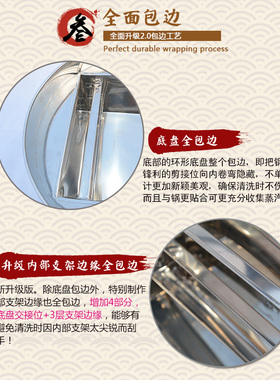 小型不锈钢家用肠粉机蒸盘蒸箱