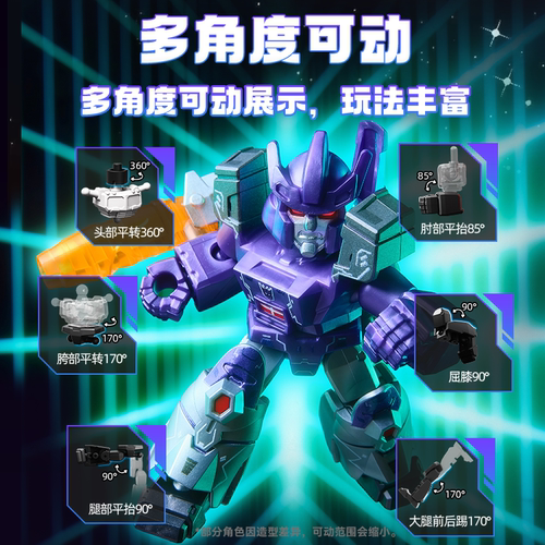 布鲁可积木人变形金刚星辰版第五弹5一整盒合体大力神手办擎天柱 - 图1