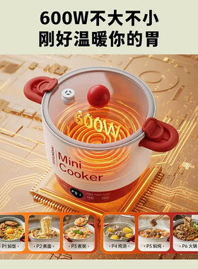 电煮锅多功能小型分体式不粘锅