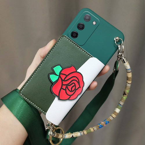 适用于OPPOA56手机壳斜跨背带挂绳PFVM10保护套软壳a56零钱包卡包手机套软壳挂脖 - 图3