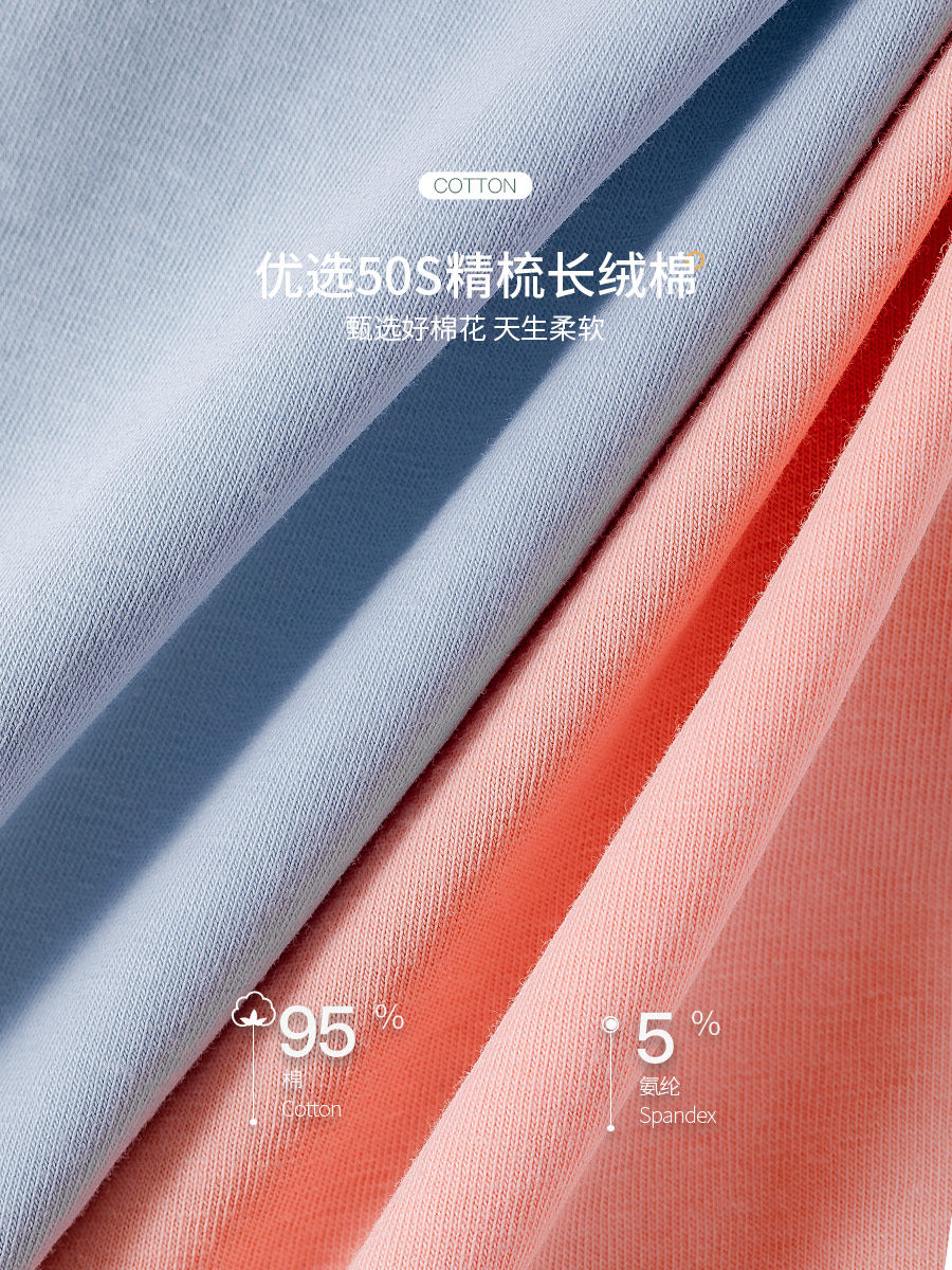 女士纯棉全棉透气抗菌裆少女头内裤 芝慕内裤