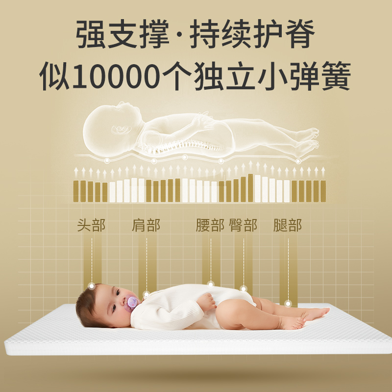 蒂乐旗舰店蒂乐新生婴儿床垫儿童幼儿园小垫子冬季宝宝透气软垫硬垫被褥定制2