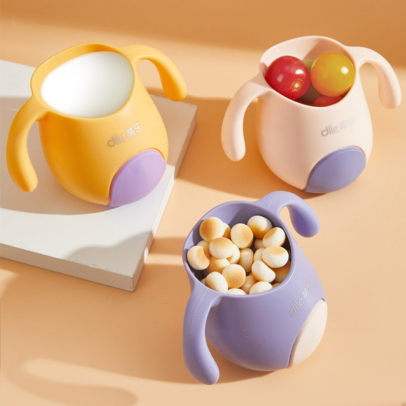 宝宝学饮杯儿童家用刷牙漱口水杯喝水婴儿嘬口杯子防摔敞口斜口杯,淘宝优惠券,粉丝福利购,淘宝优惠卷