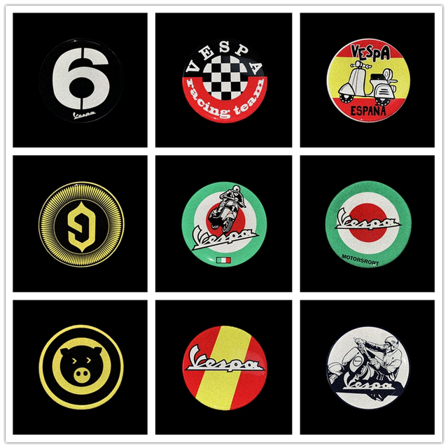 VESPA Piaggio modified soft magnet car sticker