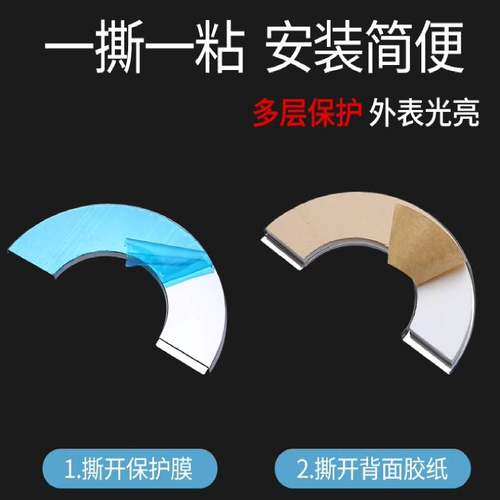 不锈钢管道装饰盖燃气热水器排烟管道遮丑环墙孔玻璃孔空调装饰盖 - 图0