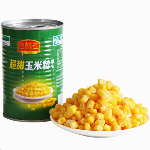 巴林红水果甜玉米粒罐头425g*24罐整箱商用沙拉披萨即食榨汁玉米-图3