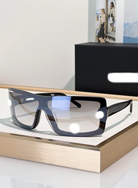 长方形时尚欧美弧度个性防晒墨镜