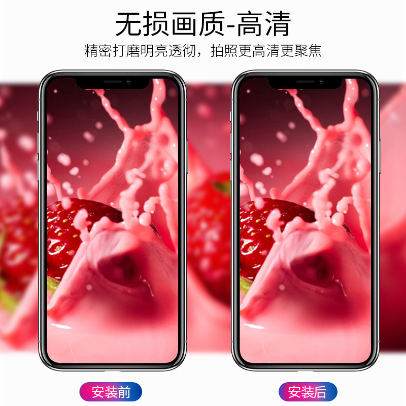 苹果xs镜头膜iphone xs max全屏钢化膜i8p苹果7手机贴膜苹果xr后置苹果8摄像头膜i7p保护圈i6s相机6p后镜头膜 - 图3