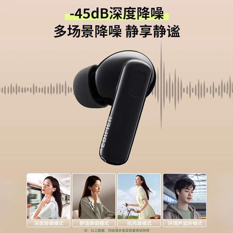 漫步者Lollipro3蓝牙耳机主动降噪真无线入耳式新款高品质2升级版 - 图2