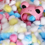 Подвесные ватные шарики над зимним цветом хлопковые стеганые одеяла Золотые шелковые медведи, хлопок, хлопковые теплые 100 капсул, 2 куска бесплатной доставки небольшие гнезда