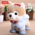 Hàn Quốc Sạc mô phỏng Dog Boy Toy Plush Electric Toy Walking Singing Leash Dog Child Dog điện tử - Đồ chơi điều khiển từ xa