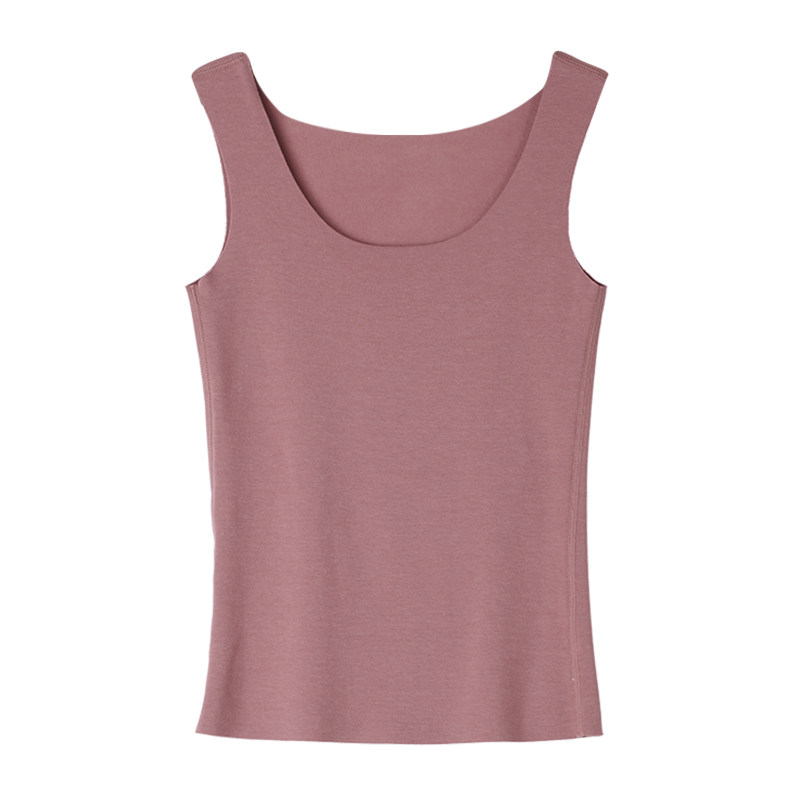 德绒发热纯色保暖无痕圆领背心无痕修身内穿背心秋冬打底大码胖mm,淘宝优惠券,粉丝福利购,淘宝优惠卷