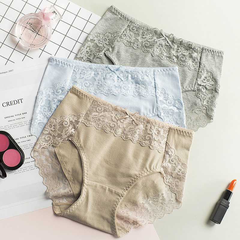 内裤女纯棉中腰棉质裆透气性感短裤无痕包臀少女士大码纯色三角裤,淘宝优惠券,粉丝福利购,淘宝优惠卷