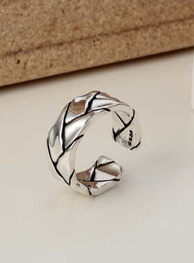 开口ins泰银ins复古时尚