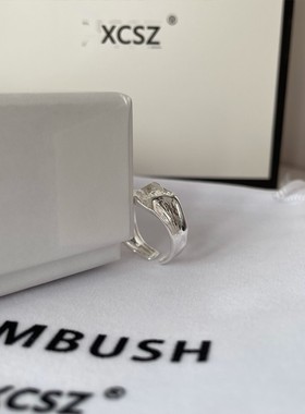 开口戒指指熔岩几何环