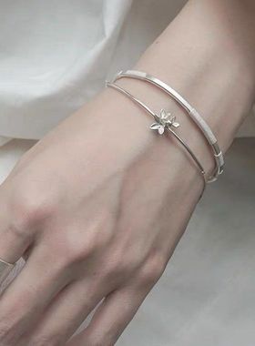 【K社制造】弦纯银花丝手镯 纯手工编织原创简约东方美学小众设计